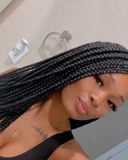 Medium box braids