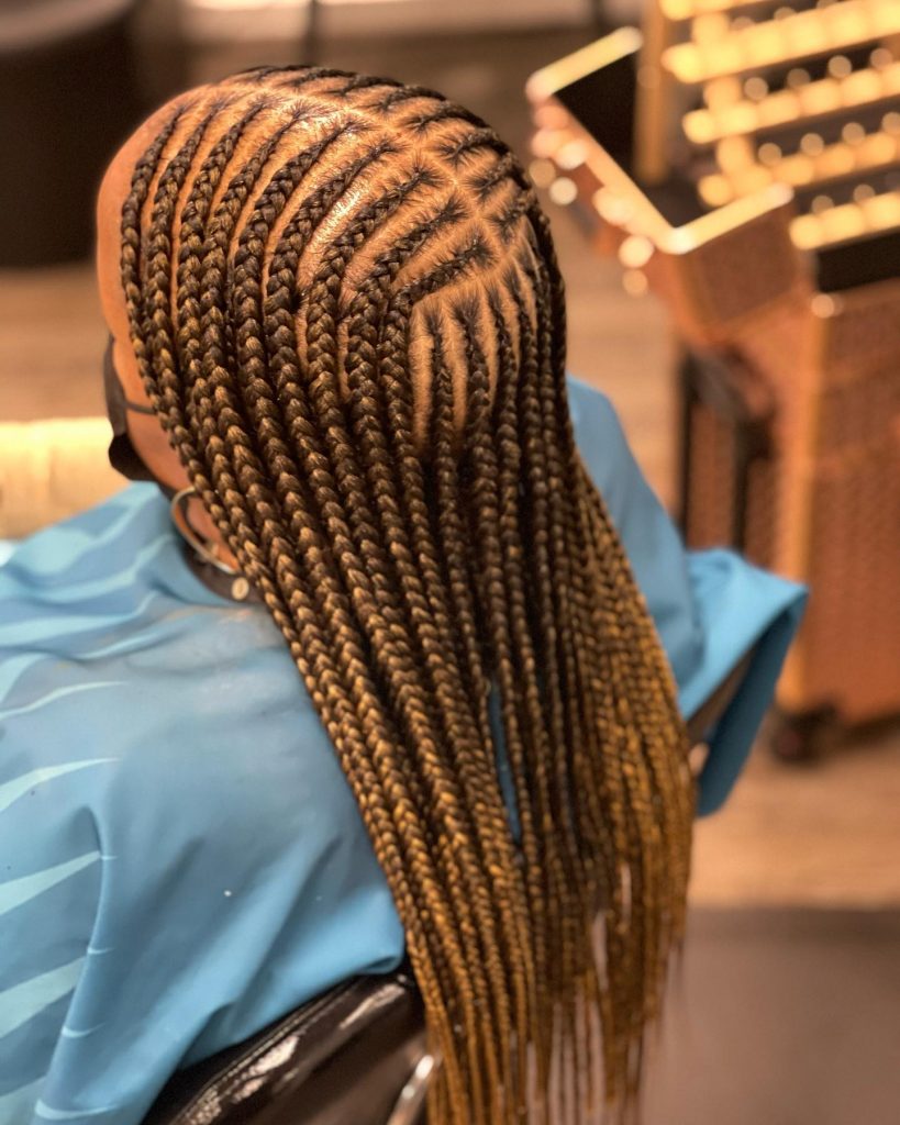 Medium box braids