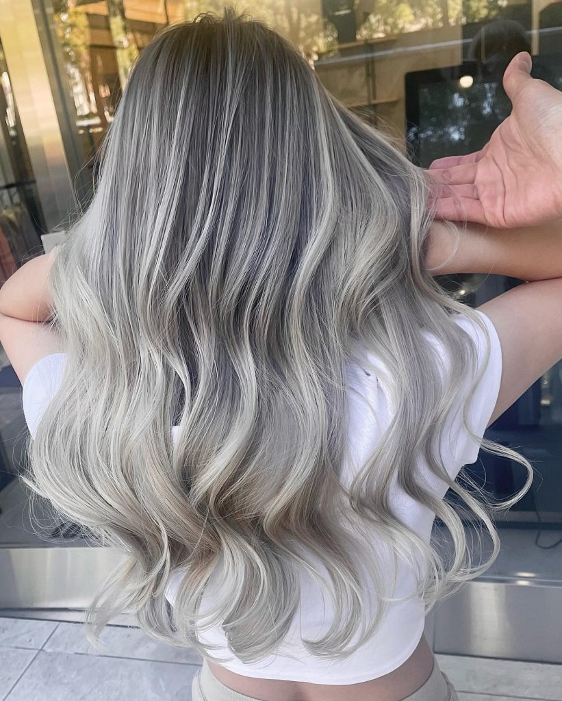 silver hair