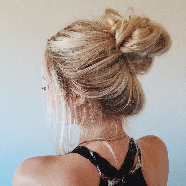 messy bun