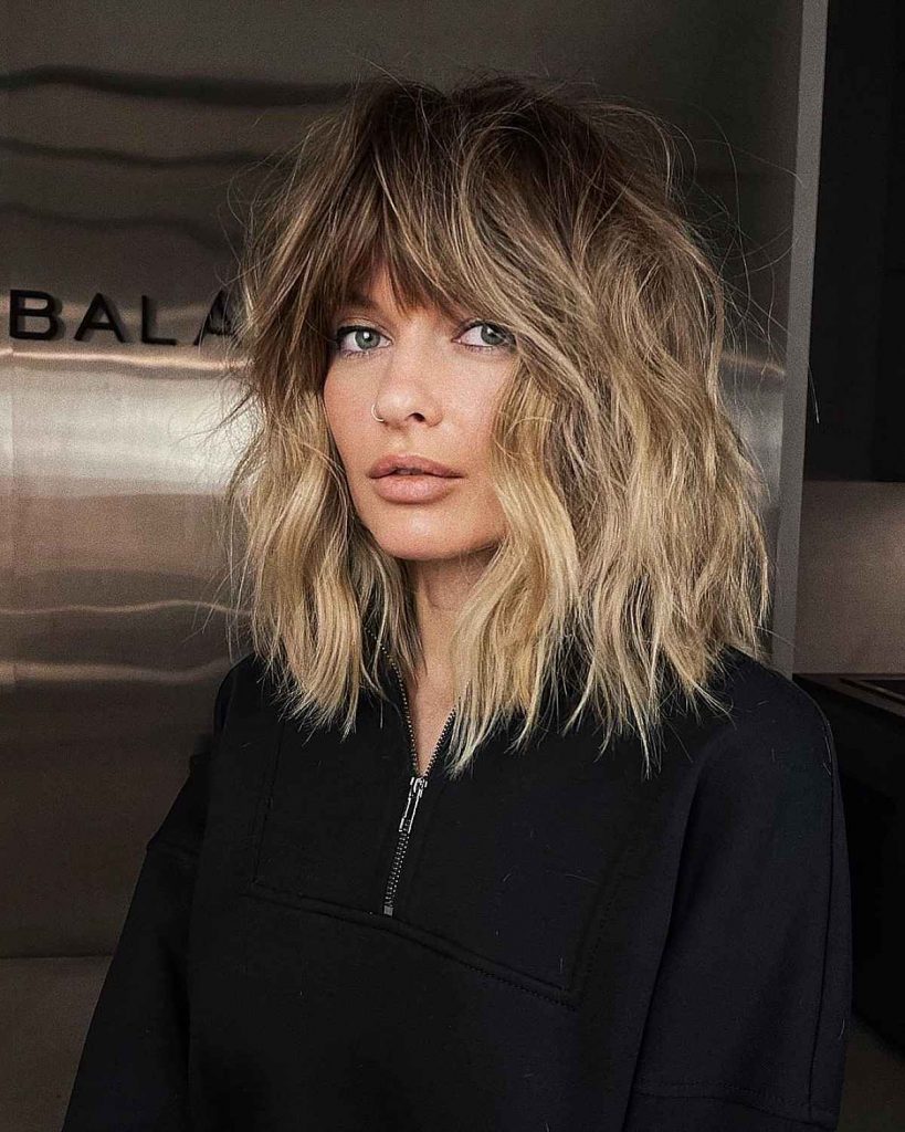 balayage short hair